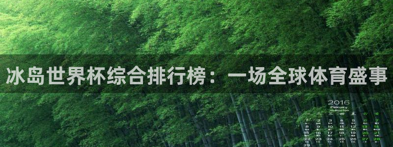 世界杯赛程2026:冰岛世界杯综合排行榜:一场全球体育盛事